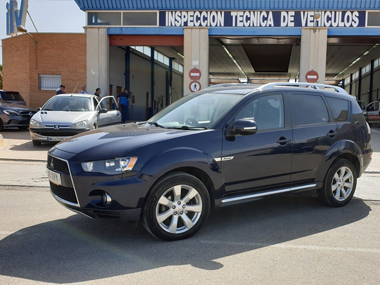 Mitsubishi Outlander passes import test in Murcia Mitsubishi Outlander outside ITV